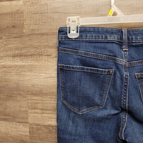 Old Navy Rockstar Super Skinny High Rise Ankle Jeans Womens 4 Blue Distressed - Picture 7 of 14